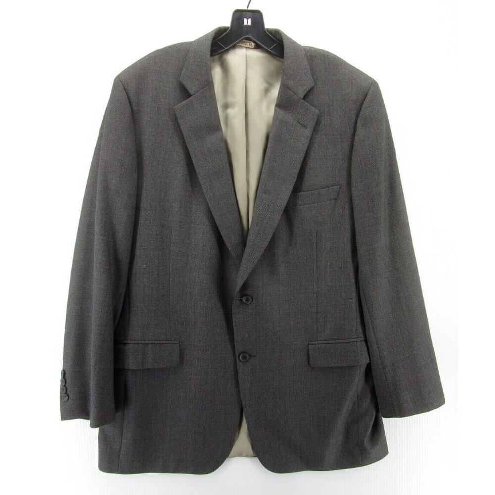 VINTAGE Paul Stuart Blazer 44 Sports Coat Jacket Wool Super 100s Lined